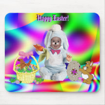 Joyeuses Pâques Mousepad Tapis De Souris