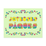 Joyeuses Pâques Postcard