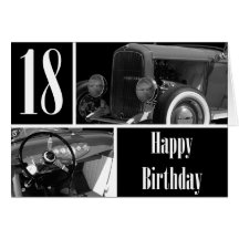 Joyeux 18ème anniversaire carte de vœux
