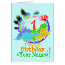 Joyeux anniversaire 1 an, votre carte nommée de Di