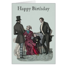 Joyeux anniversaire à un homme de la carte élégant