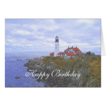 Joyeux anniversaire, art principal de phare de Por Cartes De Vœux