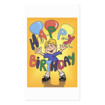 Joyeux anniversaire carte de visite