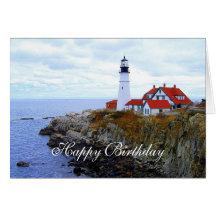 Joyeux anniversaire, phare principal de Portland Carte