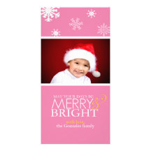 Joyeux et lumineux cartes avec photo