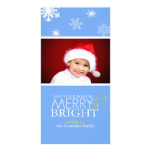 Joyeux et lumineux cartes avec photo
