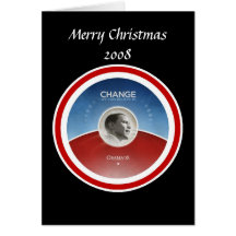 Joyeux Noël 2008 du Président Obama Collectibles Cartes