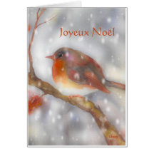 joyeux noel aquarelle card