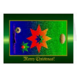 Joyeux Noël avec des étoiles de vol ! Cartes