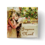 Joyeux Noel Badges Avec Agrafe