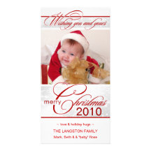 Joyeux Noël - cartes photos personnalisés Carte Avec Photo
