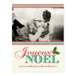 Joyeux Noel Christmas Photo Postcards