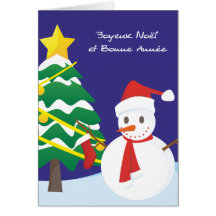 Joyeux Noël et Bonne Année Karten