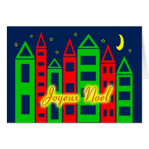 Joyeux Noel French Christmas Greeting Card