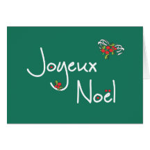 Joyeux Noel Greeting Cards