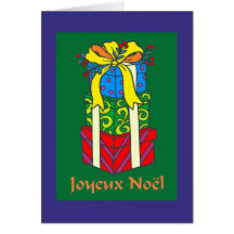Joyeux Noël Grußkarte