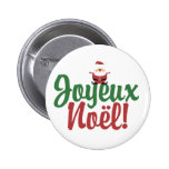 Joyeux Noel Happy Christmas Pins