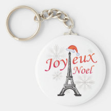 Joyeux Noel Keychain