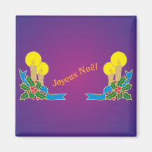 Joyeux Noël Magnets