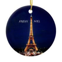 JOYEUX, NOEL  (MERRY CHRISTMAS) ORNAMENT
