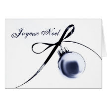 Joyeux Noel Ornament Card