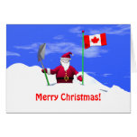 Joyeux Noël Père Noël au Canada Cartes De Vœux