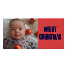 Joyeux Noël Photocarte Personnalisée