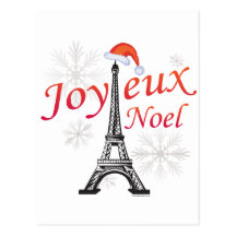 Joyeux Noel Post Cards