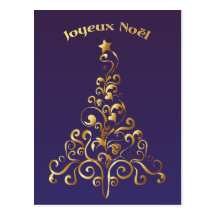 Joyeux Noël Postkarte
