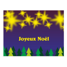Joyeux Noël Postkarte