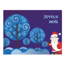 Joyeux Noël Postkarten