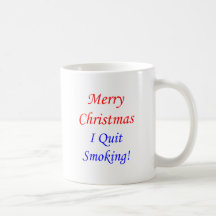 Joyeux Noël que j'ai stoppé le tabagisme ! Tasse À Café