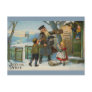 "Joyeux Noel Vintage Christmas Card" Postcards