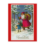 " Joyeux Noel" Vintage French Christmas Post Card