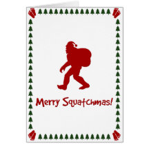 Joyeux Squatchmas ! (Carte de Noël)