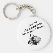 Joyful Accordion Marching Band Keychain