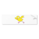 Joyful Baby Chicken Bumper Stickers