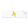 Joyful Chick Baby Chicken Bumper Sticker