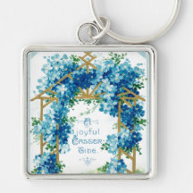 Joyful Eastertide Custom Keychain