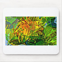 Joyful flower mousepad