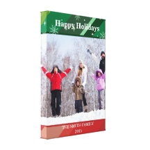 Joyful Holiday Stretched Canvas Prints