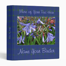Joyful Lily of the Nile 1" Binder