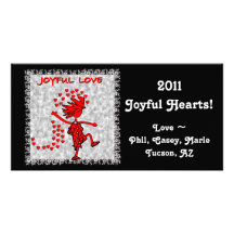 Joyful Love Photo Greeting Card
