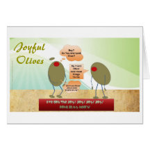 Joyful Olives Greeting Card