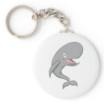 Joyful Sperm Whale Keychain