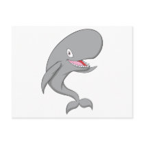 Joyful Sperm Whale Post Cards
