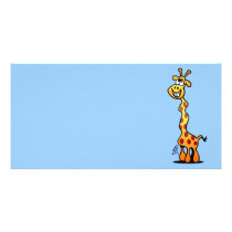 Joyfull Giraffe Photo Card