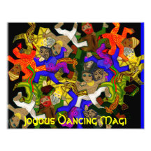 Joyous Dancing Magi - Tesselated Photograph
