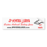 JP MYERS LURES, Bumper Sticker