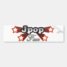 Jpop Fan Bumper Stickers